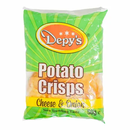 Depsy Cheese & Onion Crisps 50g