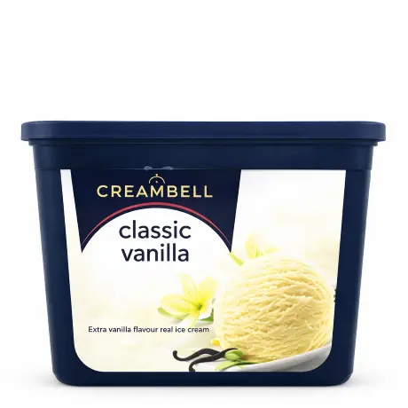 Creambell Classic Vanilla Ice Cream 2Ltr