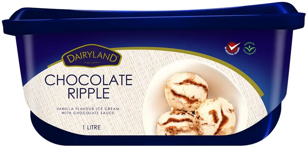 Dairyland Classic Chocolate Ripple 500ml