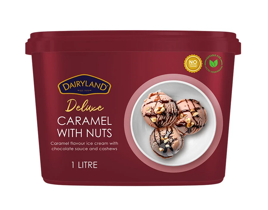 Dairyland Deluxe Caramel Nuts 500ml