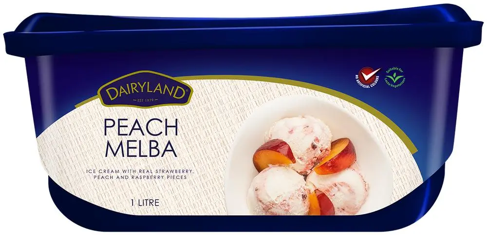 Dairyland Real Fruit Peach Melba 500ml