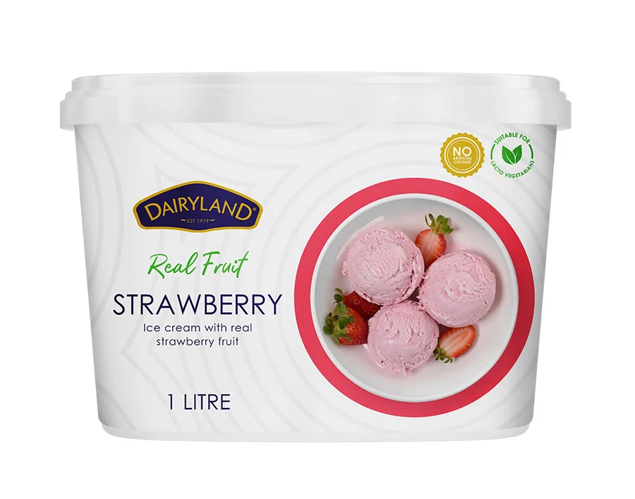 Dairyland Real Fruit Strawberry 1Ltr