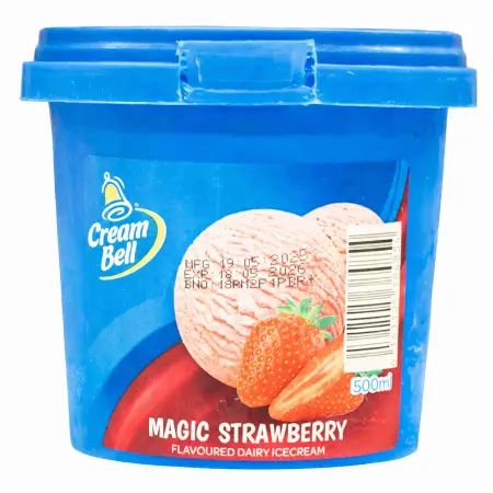 Creambell Strawberry Magic Ice Cream 500ml