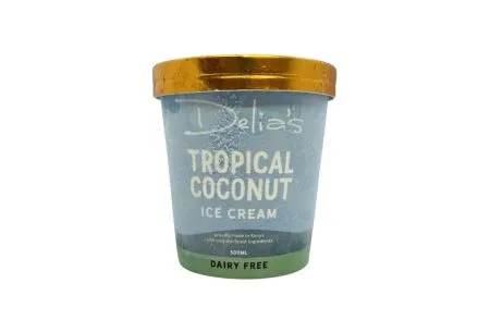 Delia'S Tropical Coconut Ice Cream 500ml