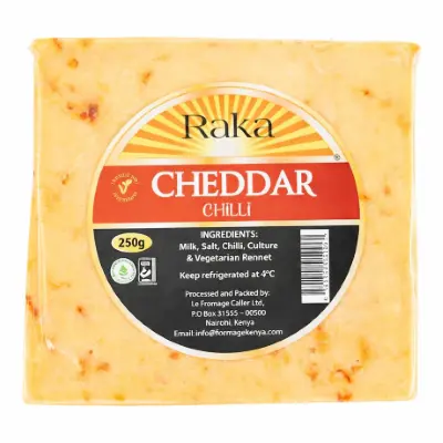 Raka Chedder Cheese Slice 250G