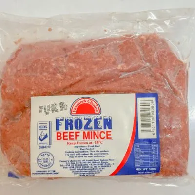 Farmer'S Choice Frozen Beef Mince 500