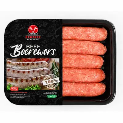 Kenbeef Beef Boerewors 500G
