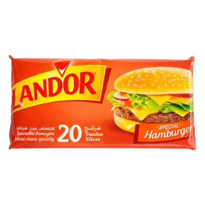 Land'Or Hamburger Cheese 20 Slices 320G