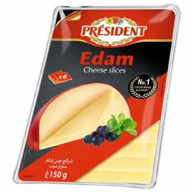 President Edam Slices 150g