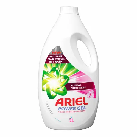 Ariel Machine Wash Floral Power Gel Liq 3Ltr
