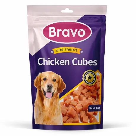 Bravo Lamb Slice Dog Treats 100G