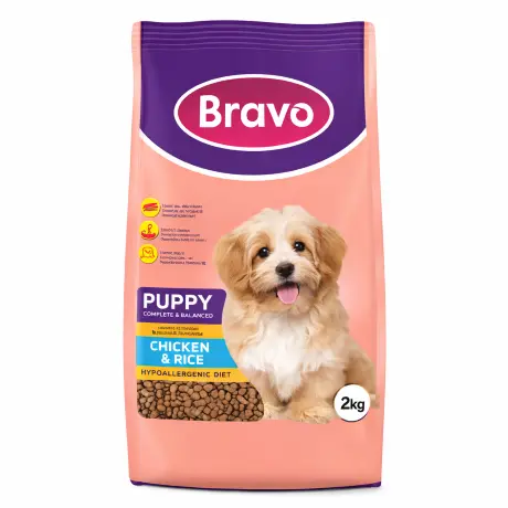 Bravo Puppy Chicken & Rice 2Kg