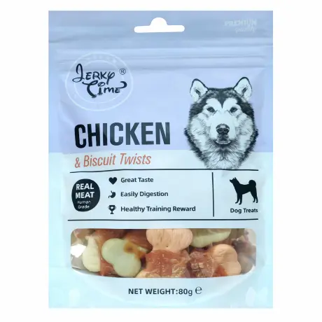 Jerky Time Dog Chicken Biscuit 80G