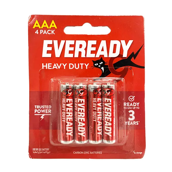 Eveready Battery Hd 1012Bp4 80X4Aaa Red