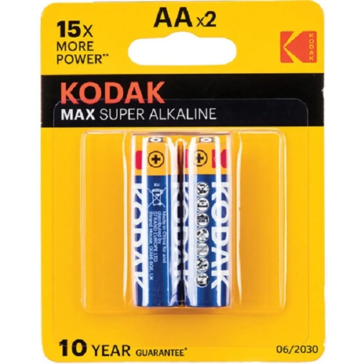 Kodak Max Alkaline Aa 2-Pack