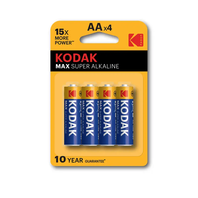 Kodak Max Alkaline Aa 4Pack