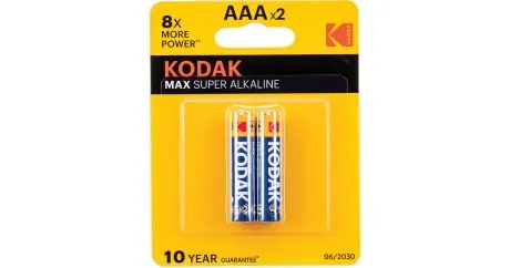 Kodak Max Alkaline Aaa 2-Pack