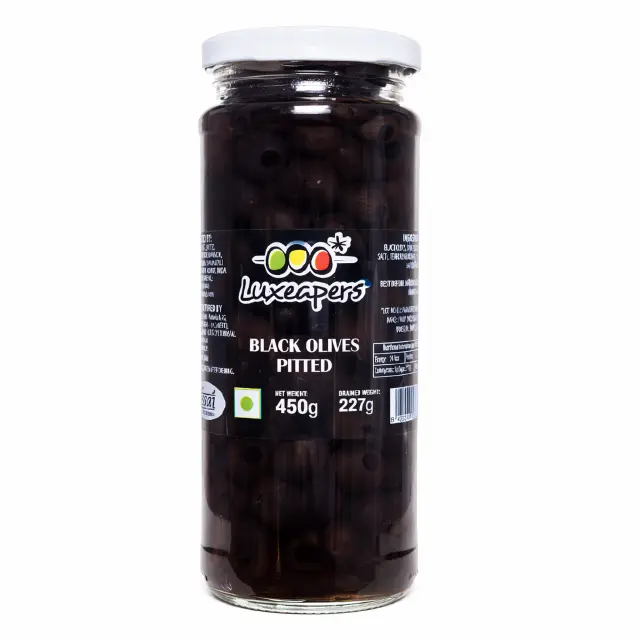 Marbella Pitted Black Olives 330G