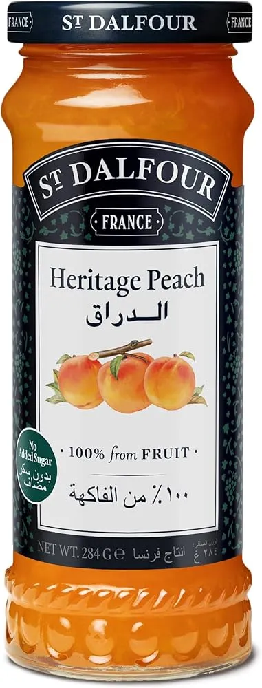 St Dalfour Heritage Peach Jam 284g