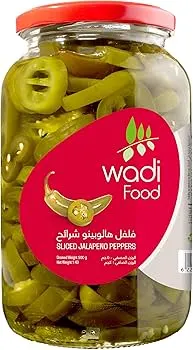 Wadi Food Sliced Jalapenos 155Gm