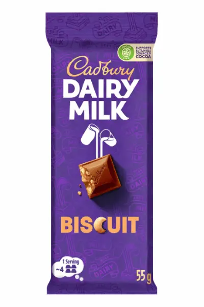 Cadbury Dairy Milk Biscuit 55Gm