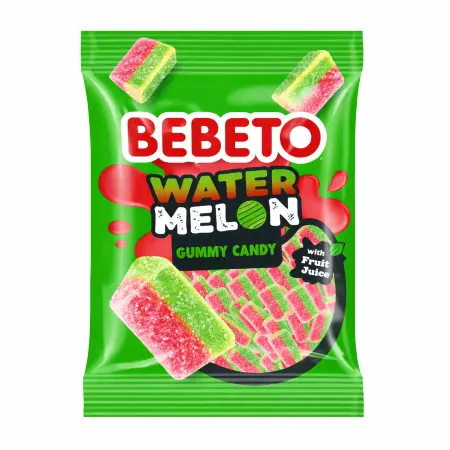Bebeto Watermelon Gummy Candy 80g