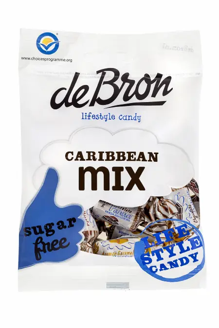 Debron Caribbean Cream Toffees Sugar Free 90g