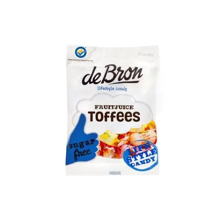 Debron Fruit Toffees Sugar Free 90g
