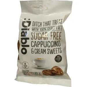 Diablo Cappuccino & Cream Sugar Free Sweets 75g