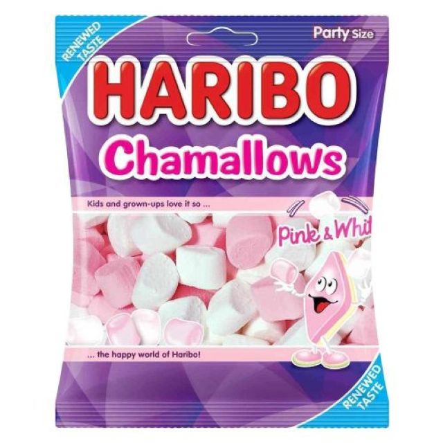 Haribo Chamallows Pink & White Candy 150G