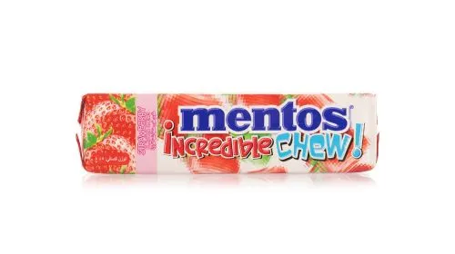 Mentos Chews Soft Candy Strawberry 45G