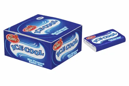 Mr Berry Ice Cool Mint Chewing Gum 24Pc