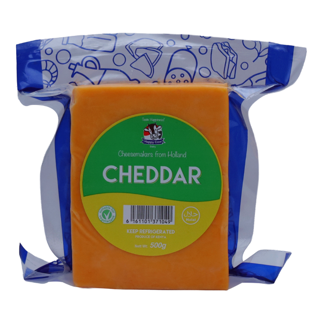 Happy Cow Cheddar Cheese Rindless 250G