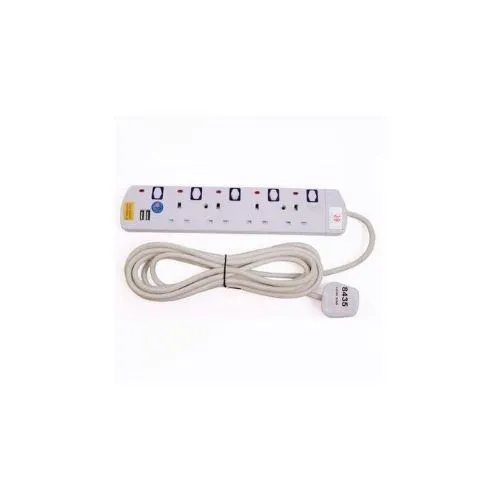 Jsb 4Way Extension Socket W/Surge 5Mtr