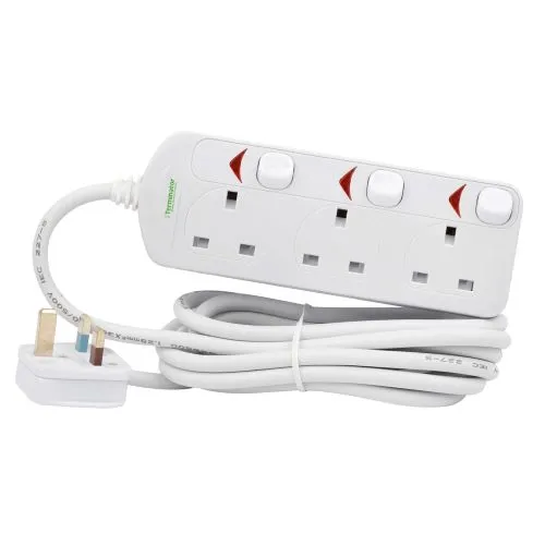Terminator 3Way Extension Socket Tpb-833Uk