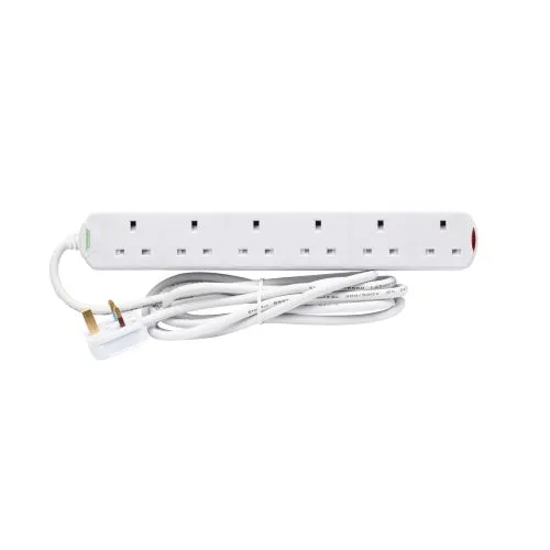 Terminator 6Way Extension Socket Tpb16