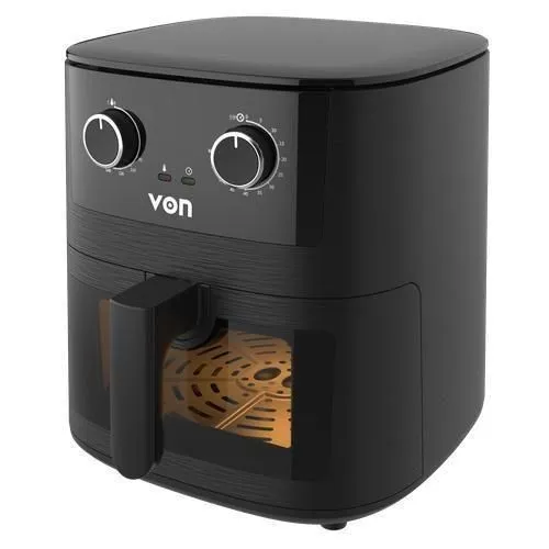 Von Air Fryer Vaf065Mck 6.5L Manual Black