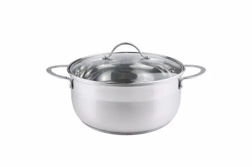 Siena S/Steel Casserole 24Cm Shiny Rw1294-24C