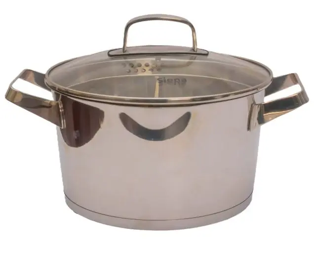 Siena S/Steel Casserole 24Cm Shiny Rw1294-24C