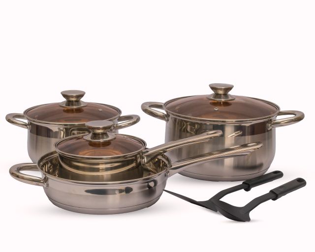 Siena S/Steel Cookware 10Pc Set Rw1215Gb