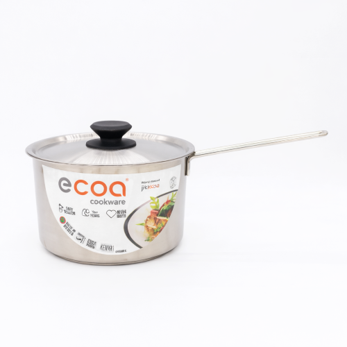 Ecoa Stainless Pot With Lid 3.7Ltr