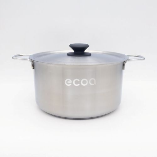 Ecoa Stainless Pot With Lid 6Ltr