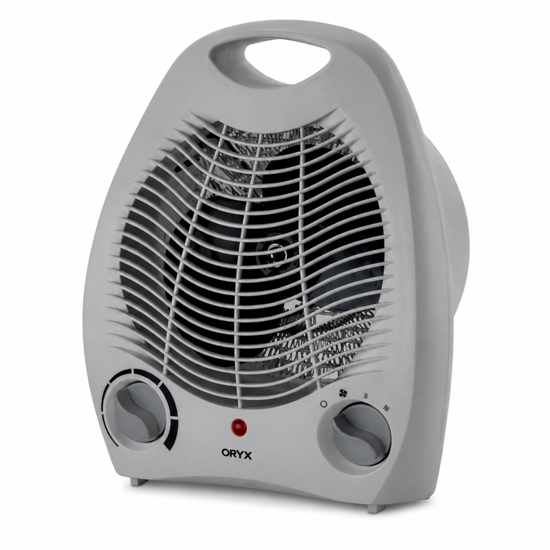 Oryx Fan Heater Oh1101W Grey