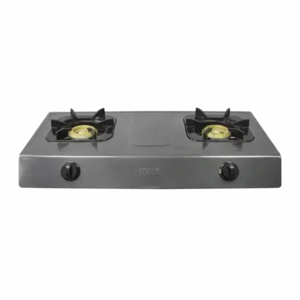 Mika 2Gas Table Top Burner Mgs1402 Non Stick Grey