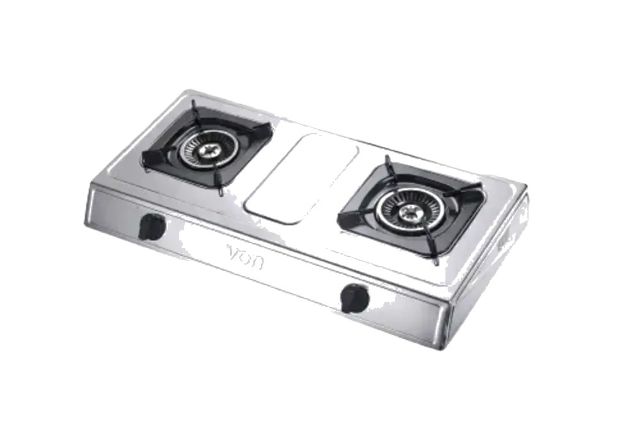 Von Double Burner Cooker Vct2Xwgx Spiral Stainless