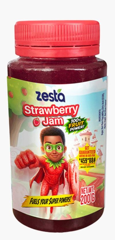 Zesta Strawberry Jam 200g