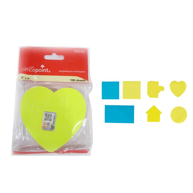 Office Point Sticky Note Pad Sn33C