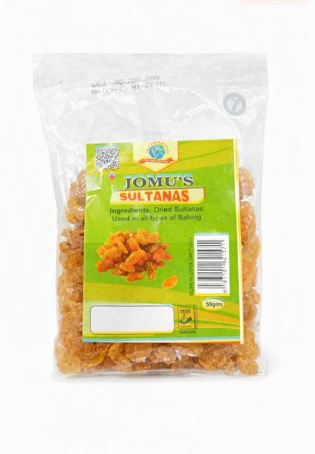Jomu Sultanas 50g Satchet