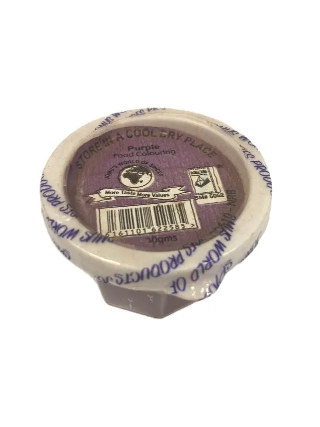 Jomu Purple Food Colour 10G