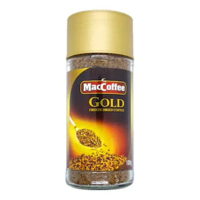 Maccoffee Gold Instant Coffee 100g Jar